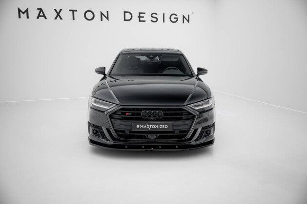 Frontlippe V.2 passend für Audi S8 / A8 S-Line D5 schwarz Hochglanz