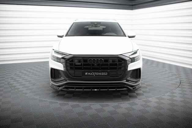 Frontlippe V.2 passend für Audi SQ8 / Q8 S-Line Mk1 schwarz Hochglanz