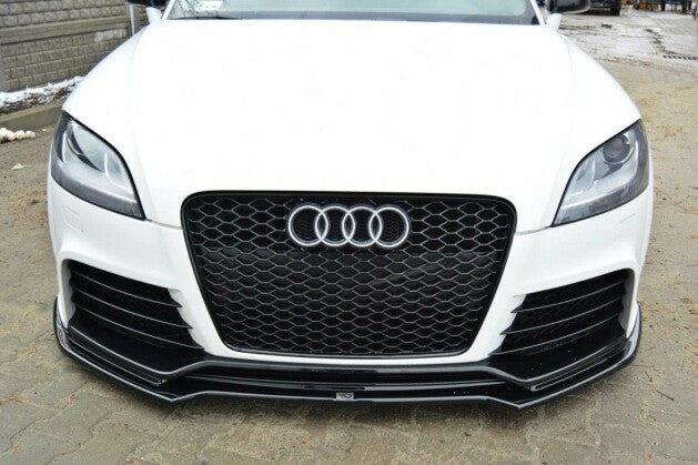 Frontlippe V.2 passend für Audi TT RS 8J schwarz Hochglanz