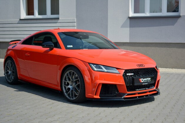 Frontlippe V.2 passend für Audi TT RS 8S schwarz Hochglanz
