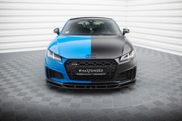 Frontlippe V.2 passend für Audi TT S / TT S-Line 8S FL schwarz Hochglanz