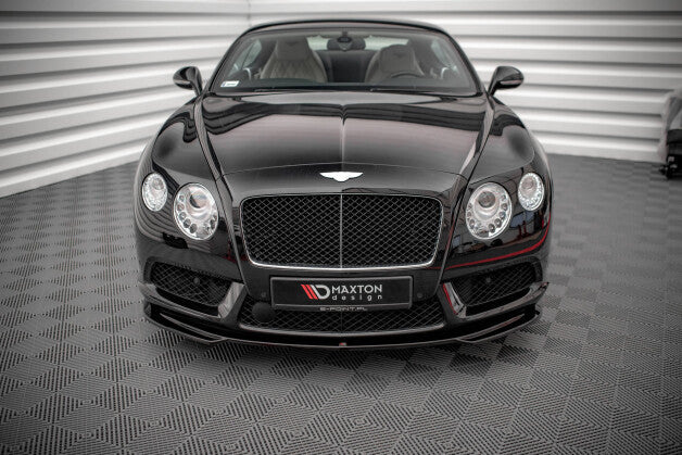 Frontlippe V.2 passend für Bentley Continental GT V8 S Mk2 schwarz Hochglanz