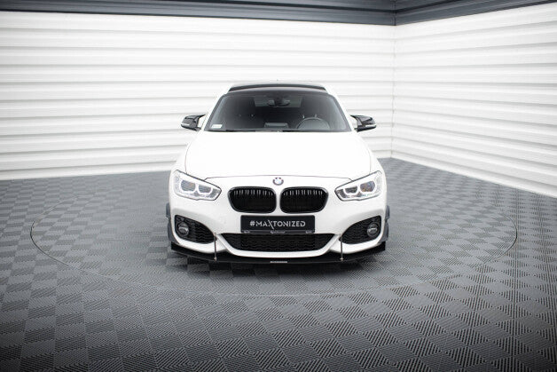 Frontlippe V.2 passend für BMW 1er F20/F21 M-Power FL schwarz matt