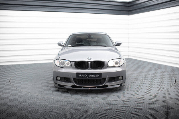 Frontlippe V.2 passend für BMW 1er M-Paket E82 schwarz Hochglanz