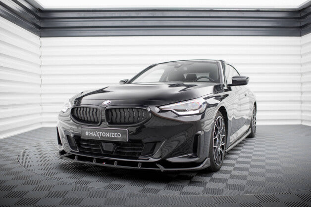 Frontlippe V.2 passend für BMW 2 Coupe G42 schwarz Hochglanz