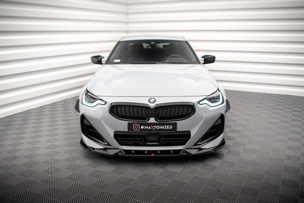 Frontlippe V.2 passend für BMW 2 Coupe M-Paket / M240i G42 schwarz Hochglanz