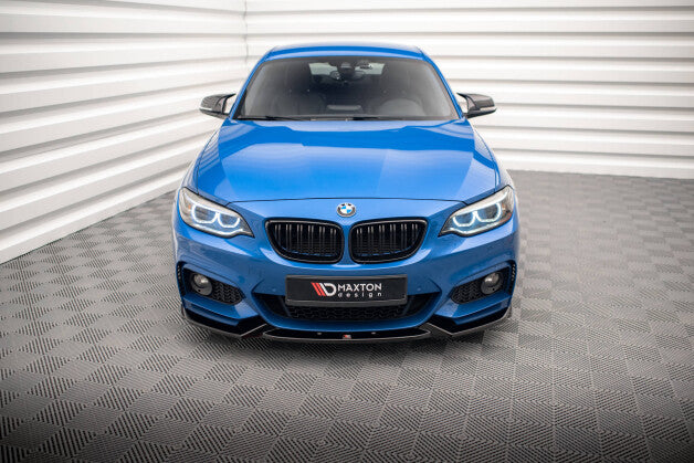 Frontlippe V.2 passend für BMW 2 M-Paket F22 schwarz Hochglanz
