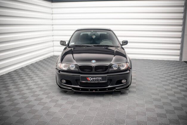 Frontlippe V.2 passend für BMW 3er Coupe M-Paket E46 schwarz Hochglanz