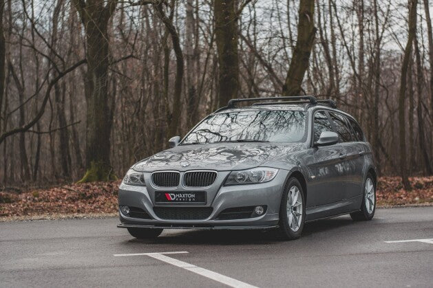 Frontlippe V.2 passend für BMW 3er E90/E91 FL schwarz Hochglanz
