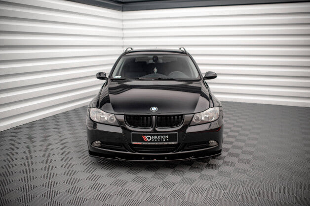 Frontlippe V.2 passend für BMW 3er E90 schwarz Hochglanz