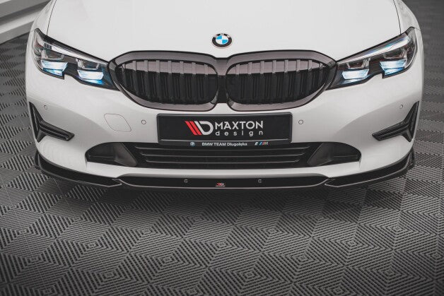 Frontlippe V.2 passend für BMW 3er G20 / G21 schwarz Hochglanz