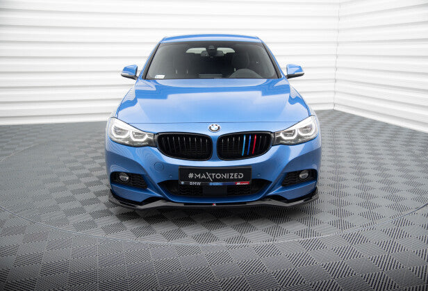 Frontlippe V.2 passend für BMW 3er GT M-Paket F34 schwarz Hochglanz