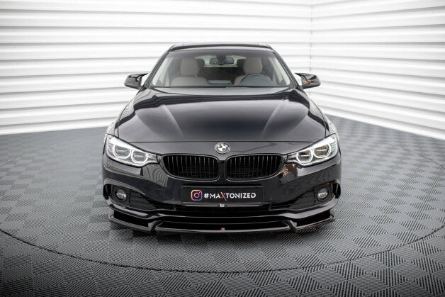 Frontlippe V.2 passend für BMW 4er Coupe / Gran Coupe / Cabrio F32 / F36 / F33 schwarz Hochglanz