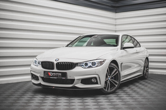Frontlippe V.2 passend für BMW 4er Coupe / Gran Coupe / Cabrio M-Paket F32 / F36 / F33 schwarz Hochglanz