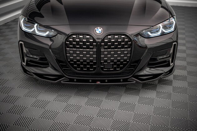 Frontlippe V.2 passend für BMW 4er M-Paket / M440i G22 / G23 / G22 FL / G23 FL schwarz Hochglanz