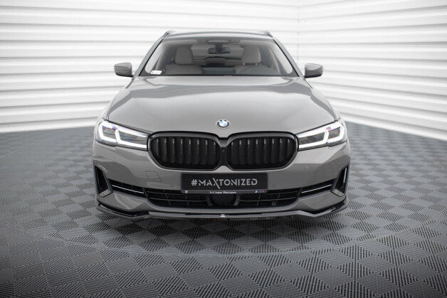 Frontlippe V.2 passend für BMW 5er G30 / G31 FL schwarz Hochglanz