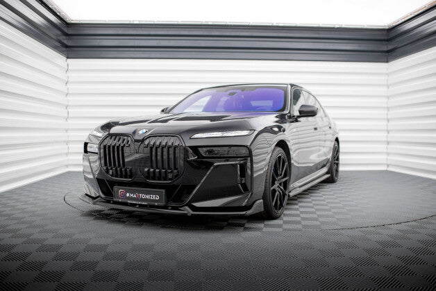 Frontlippe V.2 passend für BMW 7 M-Paket / M760e / i7 M-Paket G70 schwarz Hochglanz