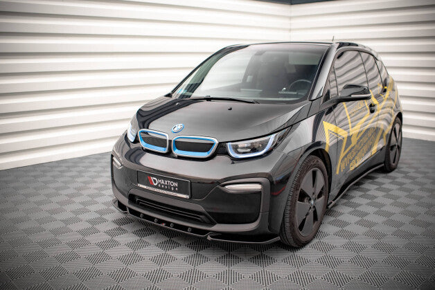 Frontlippe V.2 passend für BMW i3 S Mk1 FL schwarz Hochglanz