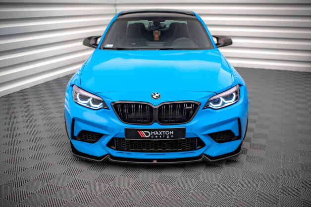 Frontlippe V.2 passend für BMW M2 Competition F87 schwarz Hochglanz
