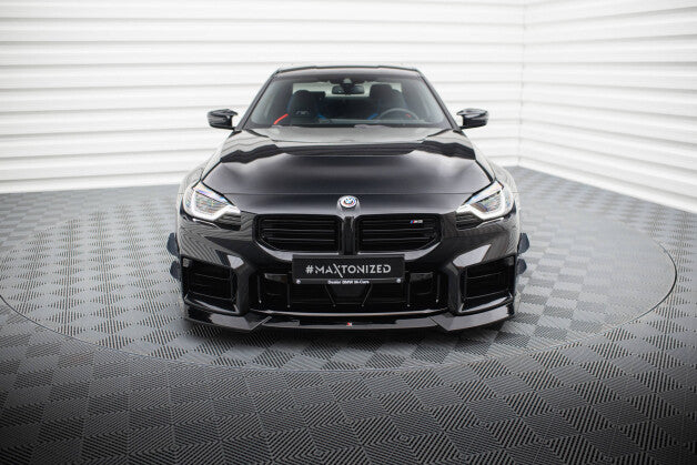 Frontlippe V.2 passend für BMW M2 G87 schwarz Hochglanz