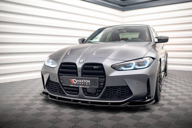 Frontlippe V.2 passend für BMW M3 / M4 G80 / G81 / G82 schwarz Hochglanz