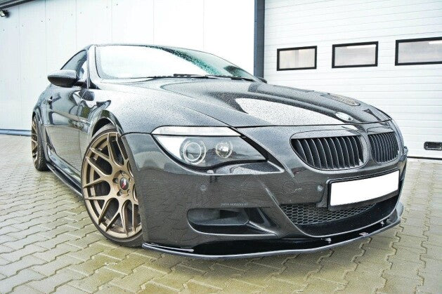 Frontlippe V.2 passend für BMW M6 E63 schwarz Hochglanz
