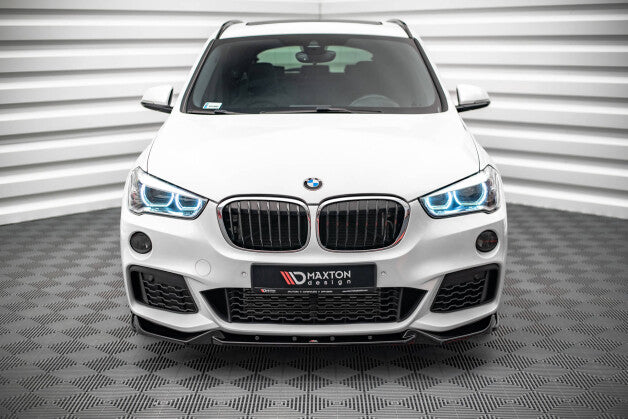 Frontlippe V.2 passend für BMW X1 M-Paket F48 schwarz Hochglanz