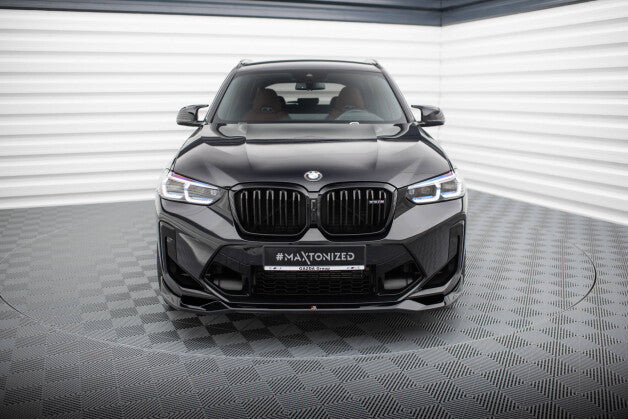 Frontlippe V.2 passend für BMW X3 M F97 FL schwarz Hochglanz