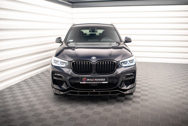 Frontlippe V.2 passend für BMW X3 M40d / M40i / M-Paket G01 schwarz Hochglanz