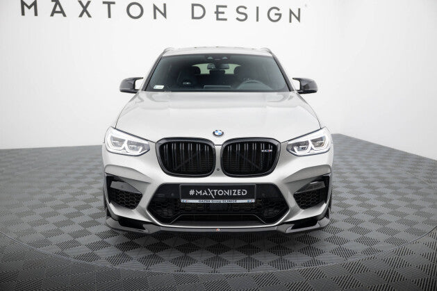 Frontlippe V.2 passend für BMW X4 M F98 schwarz Hochglanz