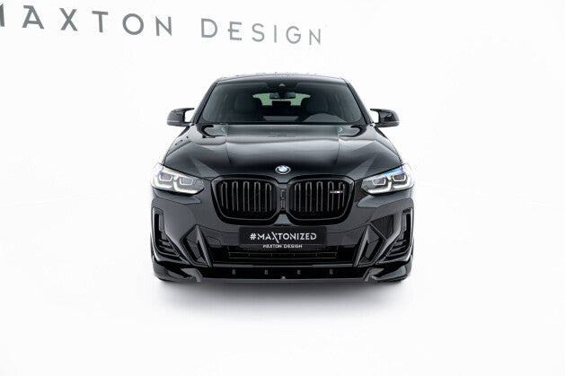 Frontlippe V.2 passend für BMW X4 M-Paket G02 FL schwarz Hochglanz