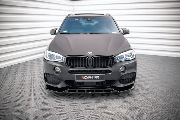 Frontlippe V.2 passend für BMW X5 M-Paket F15 schwarz Hochglanz
