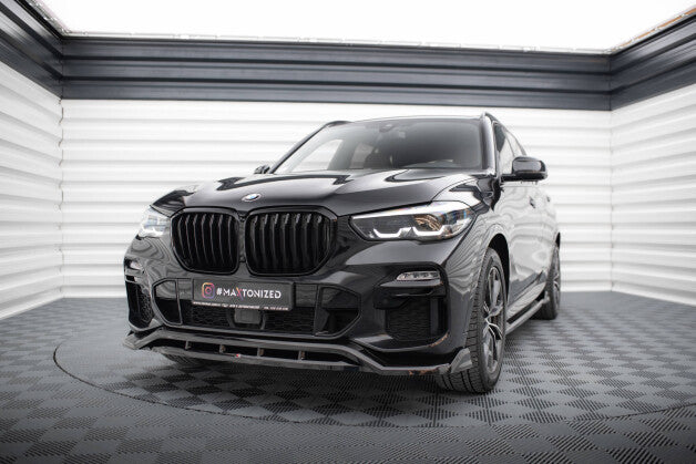 Frontlippe V.2 passend für BMW X5 M-Paket G05 schwarz Hochglanz