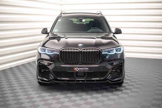 Frontlippe V.2 passend für BMW X7 M-Paket G07 schwarz Hochglanz