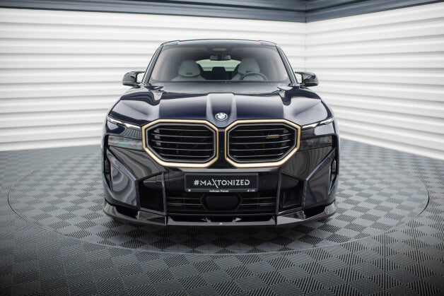 Frontlippe V.2 passend für BMW XM G09 schwarz Hochglanz