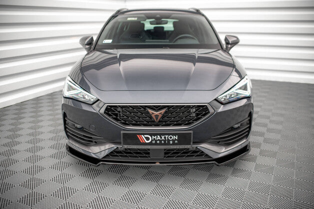 Frontlippe V.2 passend für CUPRA Leon Mk1 schwarz Hochglanz