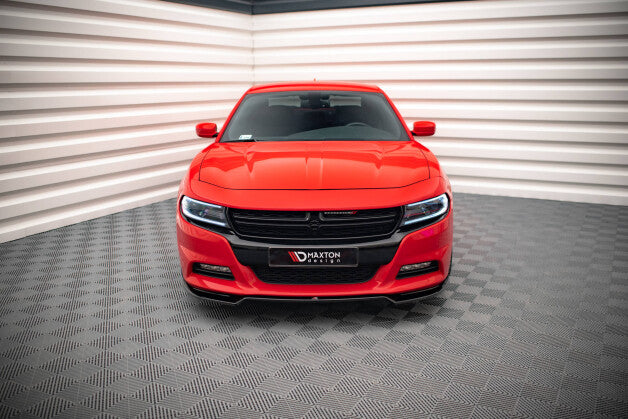Frontlippe V.2 passend für Dodge Charger RT Mk7 FL schwarz Hochglanz