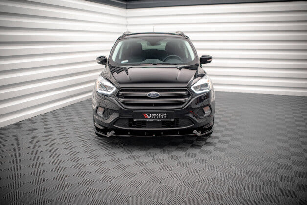 Frontlippe V.2 passend für Ford Escape ST-Line Mk3 schwarz Hochglanz