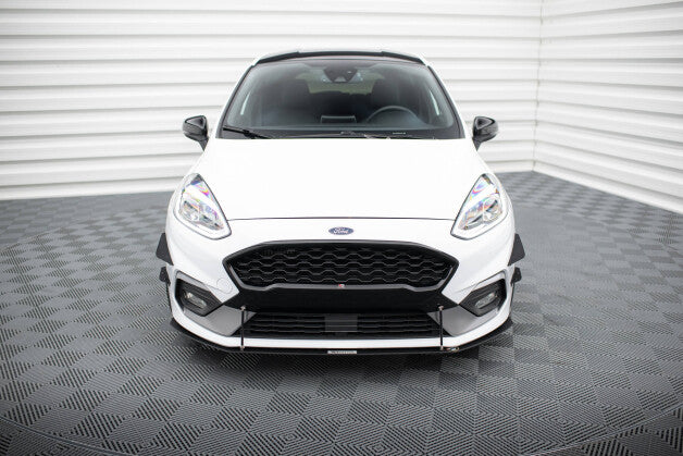Frontlippe V.2 passend für Ford Fiesta Mk8 ST / ST-Line schwarz matt