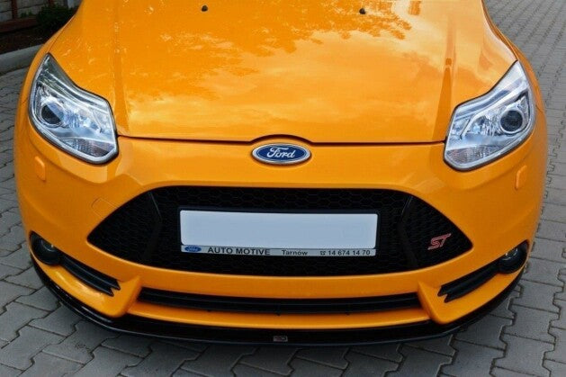 Frontlippe V.2 passend für Ford Focus ST Mk3 schwarz Hochglanz
