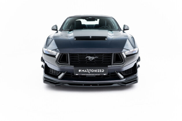 Frontlippe V.2 passend für Ford Mustang Dark Horse Mk7 schwarz Hochglanz
