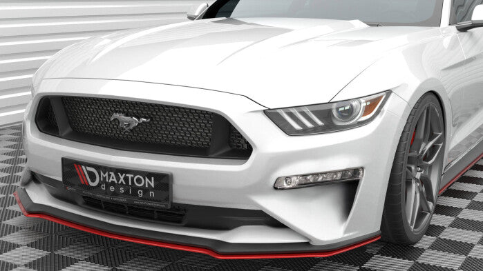 Frontlippe V.2 passend für Ford Mustang Mk6 FL schwarz Hochglanz