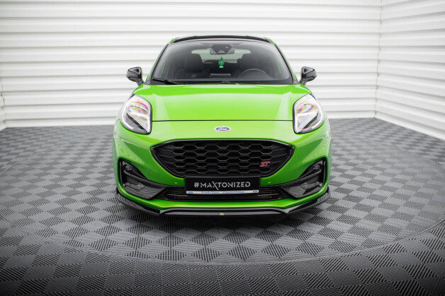 Frontlippe V.2 passend für Ford Puma ST / ST-Line Mk1 schwarz Hochglanz