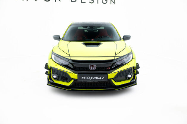 Frontlippe V.2 passend für Honda Civic Type-R Mk10 / Mk10 FL schwarz matt