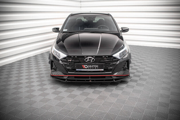 Frontlippe V.2 passend für Hyundai I20 N Mk3 schwarz Hochglanz