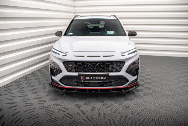 Frontlippe V.2 passend für Hyundai Kona N Mk1 schwarz Hochglanz