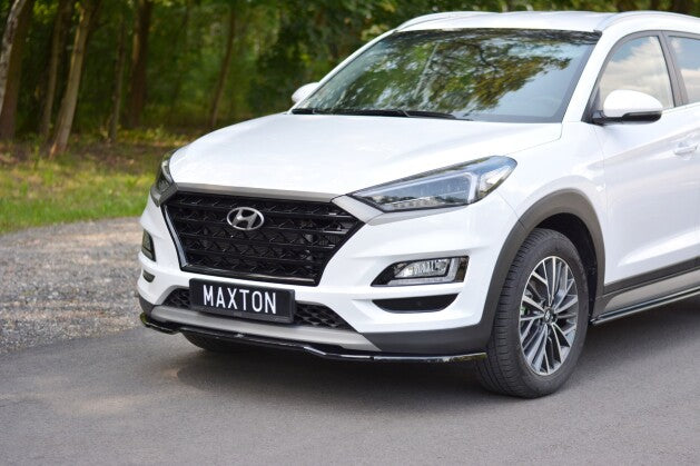 Frontlippe V.2 passend für Hyundai Tucson Mk3 FL schwarz Hochglanz