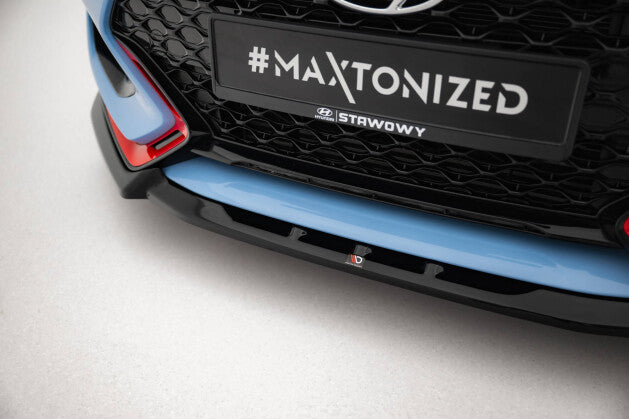 Frontlippe V.2 passend für Hyundai Veloster N Mk2 schwarz Hochglanz