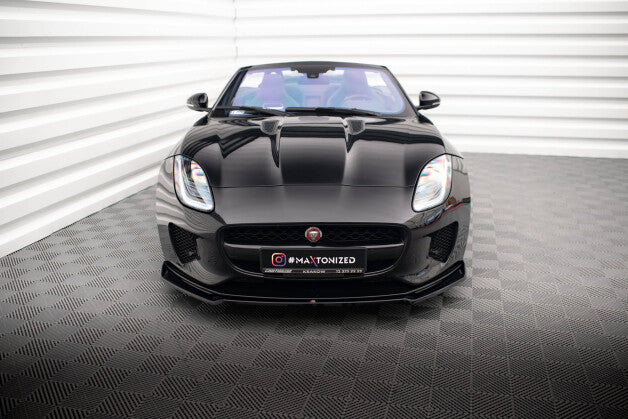 Frontlippe V.2 passend für Jaguar F-Type Mk1 FL schwarz Hochglanz
