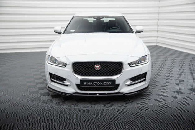 Frontlippe V.2 passend für Jaguar XE R-Sport X760 schwarz Hochglanz